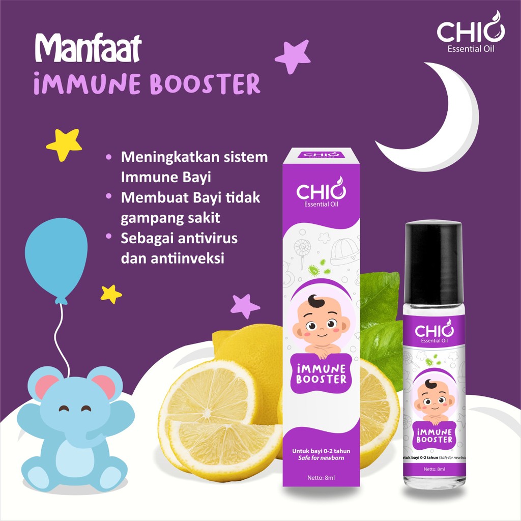 Meningkatkan Daya Tahan Tubuh Bayi Chio Immune Booster untuk 0-2tahun