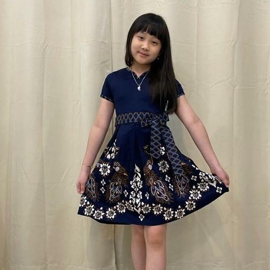 Maja - Flora Girls Dress Batik Anak Perempuan