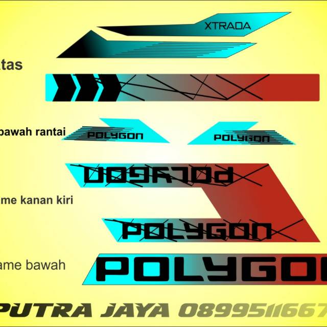 20+ Trend Terbaru Stiker Sepeda Polygon Xtrada 5