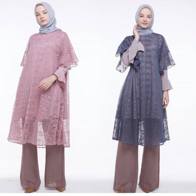 ARRA TUNIC LACIA RIA MIRANDA PINK size S