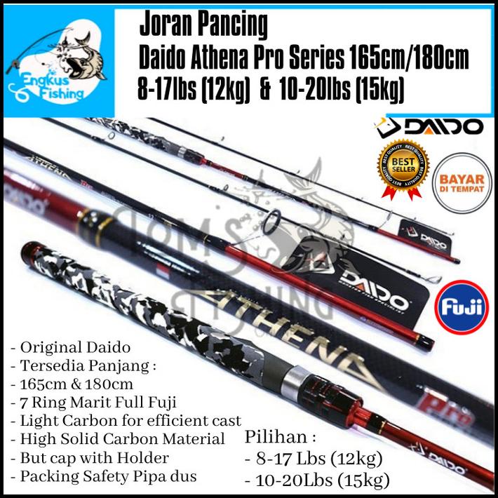 Joran Pancing New Daido Athena Pro Series 180Cm (12Kg&15Kg) Fuji