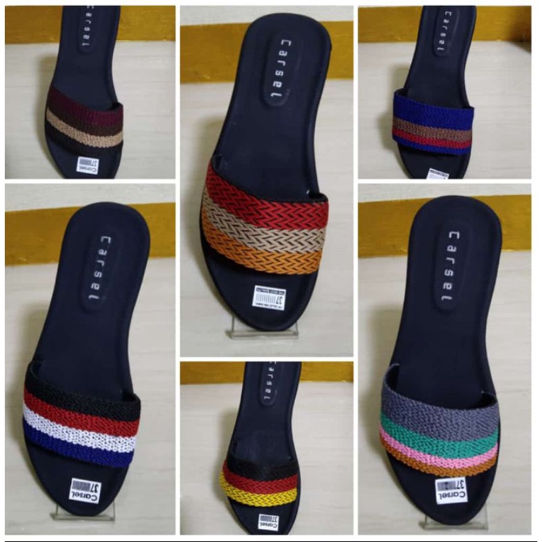 Carsel-Sandal Etnik Bahan Premium Lembut Halus