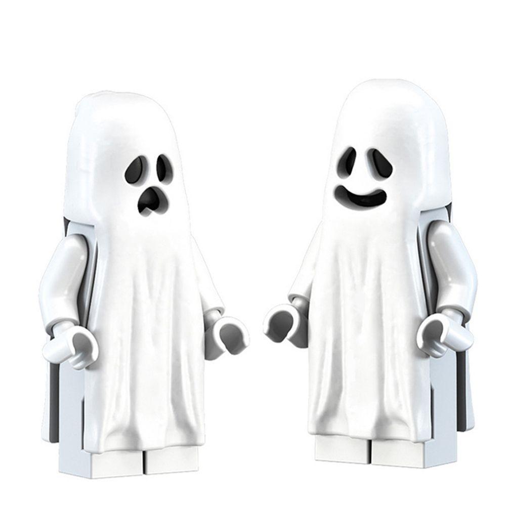 Mxbeauty Smiling &amp; Crying Ghost Model 1PC Mainan Anak Anak Single Horror Batu Bata Kecil Mainan Action Figure