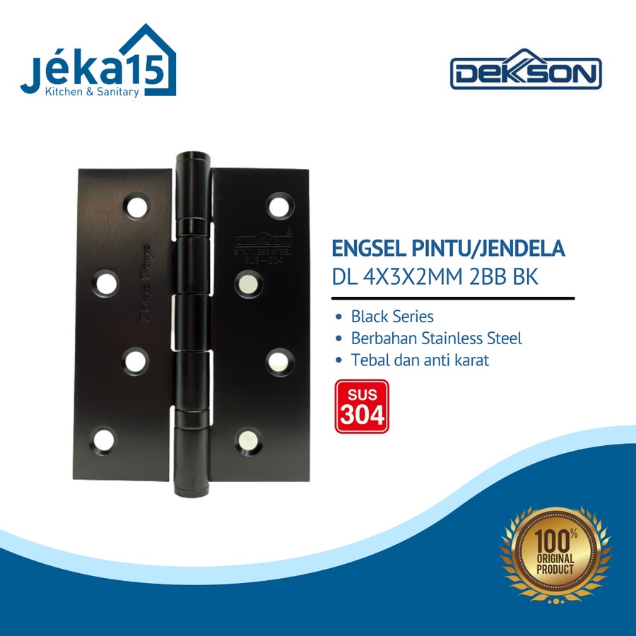 ENGSEL DEKKSON DELUXE | DEKSON ENGSEL PINTU 4 INCH | ENGSEL JENDELA | BLACK SERIES