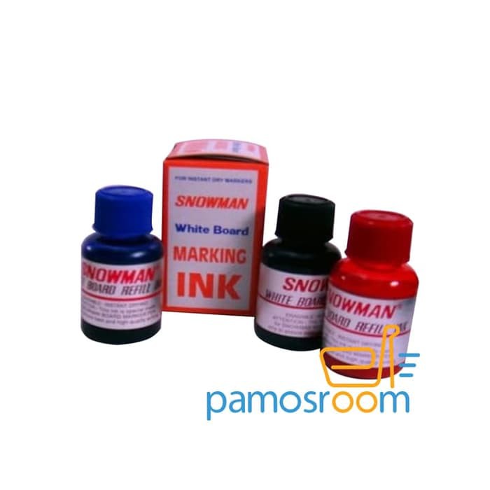 

Dijual Tinta Spidol Whiteboard Non Permanen Snowman Original Murah 3 Warna Biru Limited