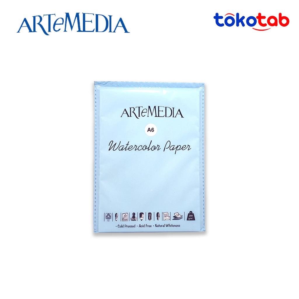 

Kertas Cat Air/ Water Color ARTEMEDIA A6 200 GSM