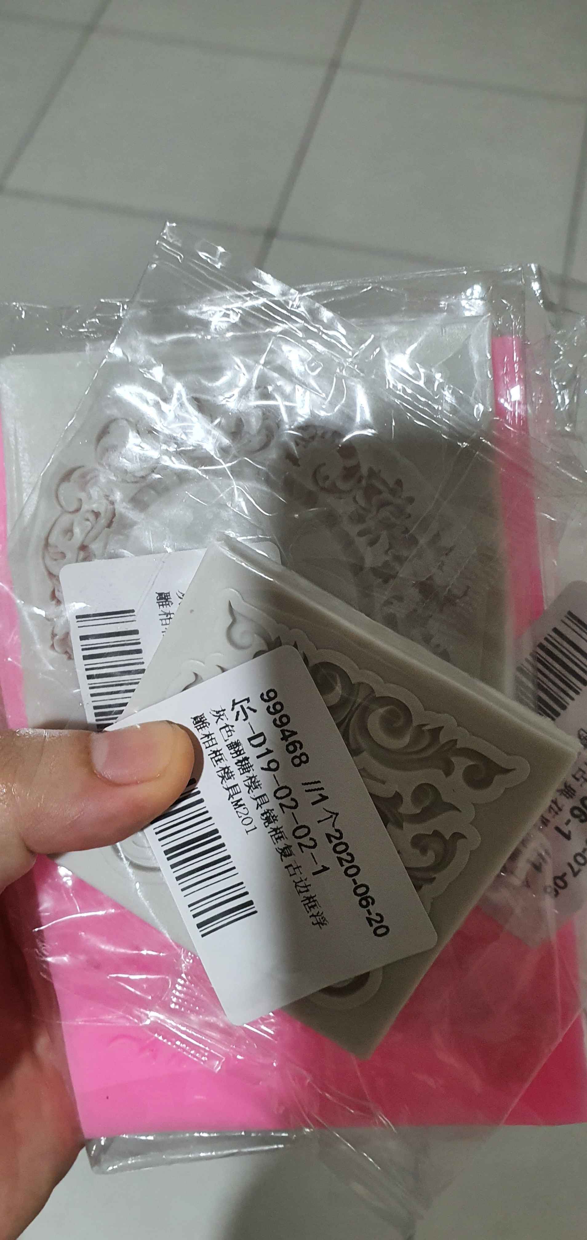 Bingkai Antik Bentuk Cetakan Kue European Antique Frame Fondant Cake Silicone Mold