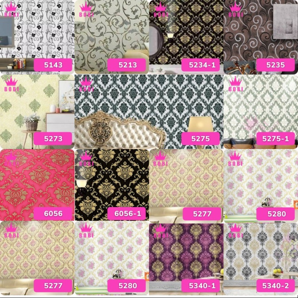 Wallpaper Sticker - 9mx45cm / Wallsticker Termurah / WallSticker Bervariasi Motif BATIK Bervariasi