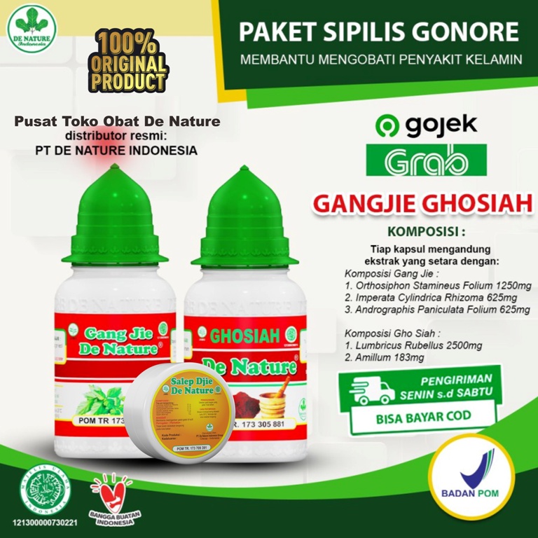 Obat Sipilis Kencing Nanah Ampuh Sembuh Total Luka/Borok Pada Alat Kelamin Pria Wanita Gangjie Gang 
