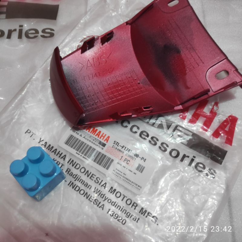 COVER TAIL PAD SAMBUNGAN BODY BELAKANG MIO MERAH MARUN 5TL ORIGINAL ORI YAMAHA