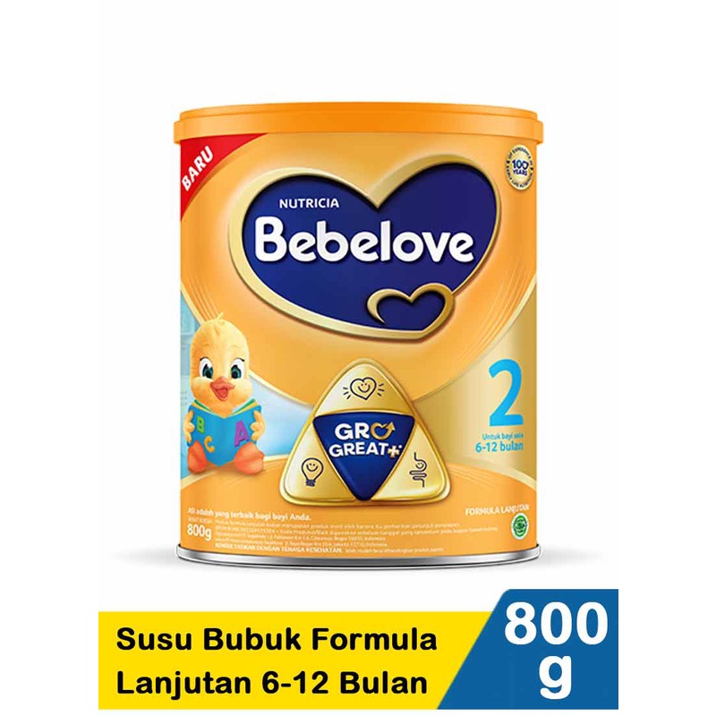 susu bebelove tahap 1 / tahap 2 800gr