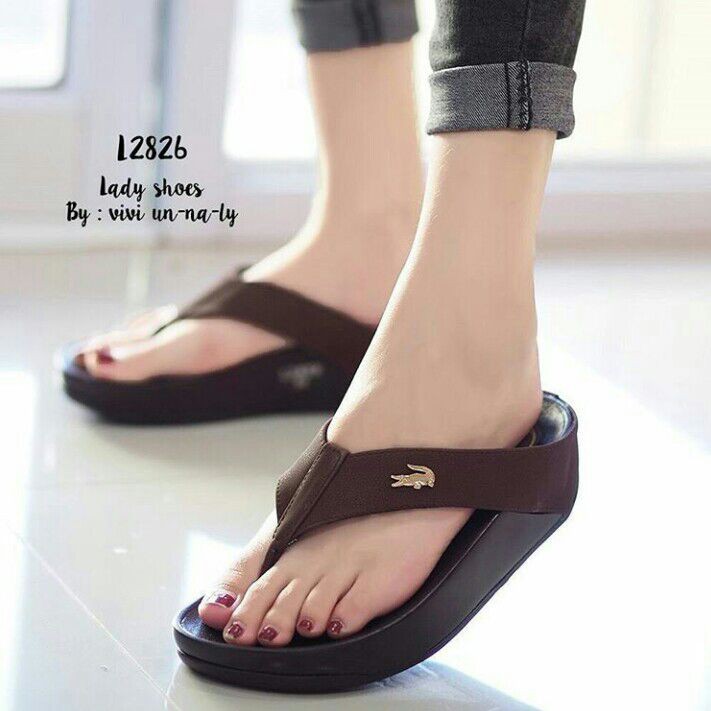 ABBUSHOES Ym 02 Wedges Sandal Sintetis Nyaman 5cm