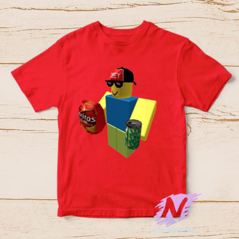 kaos anak roblok minicraft baju roblox