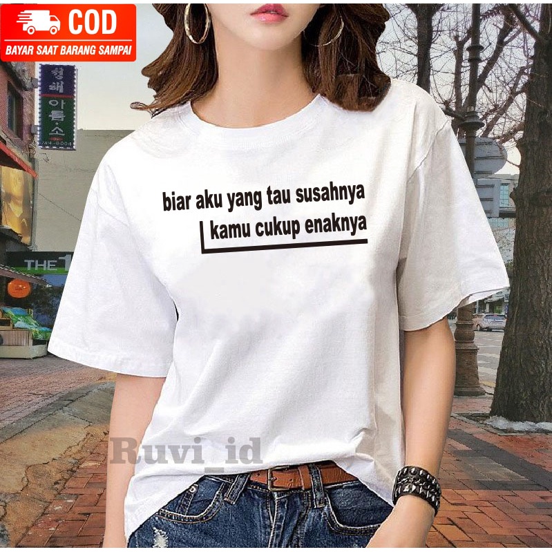 Ruvi_id-KAOS DISTRO / BELI 3 GRATIS HEADSET EXTRA BAS / KAOS KATUN COMBED 30S / KAOS WANITA KOREAN STYLE / KAOS WANITA KEKINIAN / KAOS OBLONG / BLUS / T-SHIRT / KAOS IMPORT / KAOS OVERSIZE / ATASAN REMAJA / ATASAN KEKINIAN / ATASAN MURAH / BISA COD