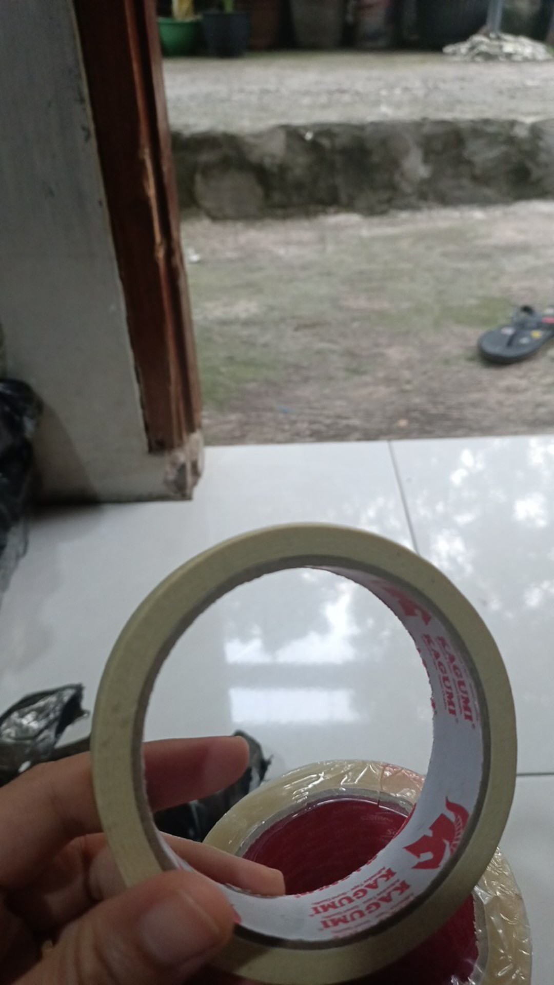 Masking Tape 24 Mm 21 Meter Kagumi - Lakban Kertas 1 Inch
