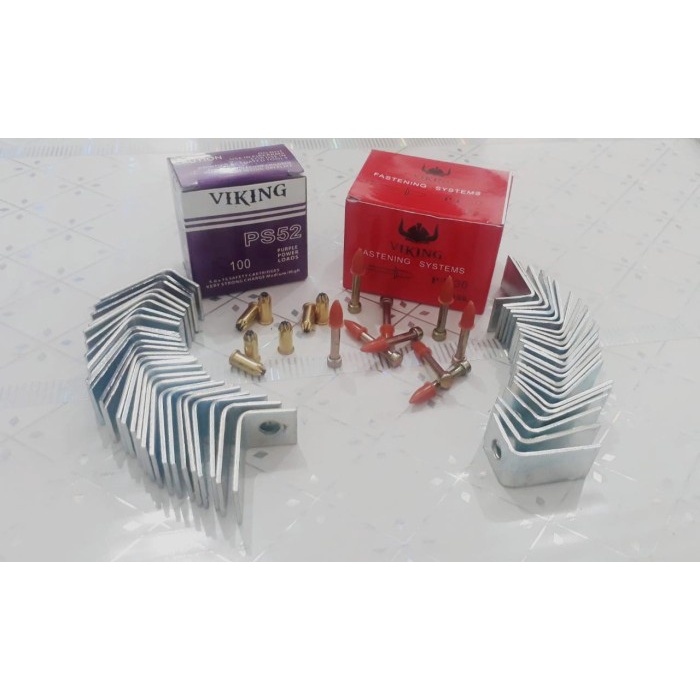 Jual paku ramset + mesiu + angle clip (1set isi 100pc) Shopee Indonesia