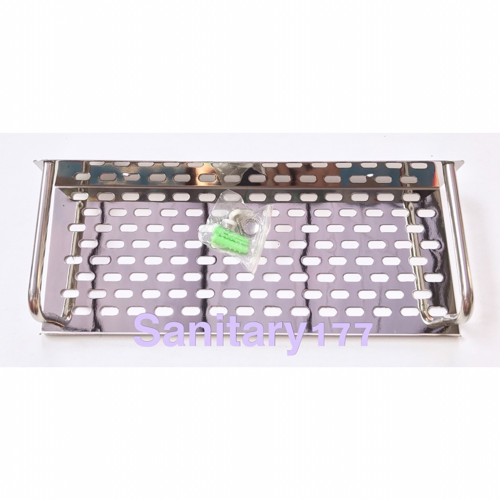 rak stainless 30 cm- rak kamar mandi dapur tempat sabun stenlis rack dapur bumbu dapur bathroom Stenlis sanitary177