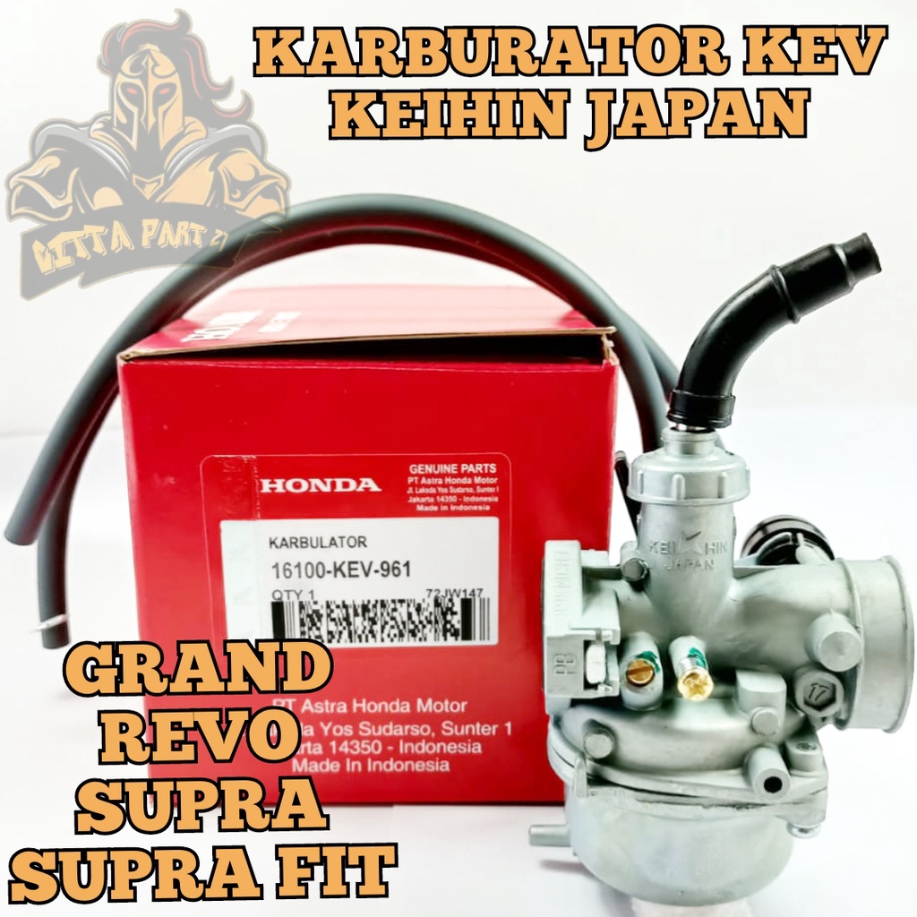 KARBURATOR CARBURATOR HONDA KEV KUALITAS ASLI ORIGINAL HONDA PASTI PRESISI TIDAK BANJIR LANGSUNG LANGSAM AWET DAN DIJAMIN MANTAP SUPRA FIT , GRAND , REVO , SUPRA LAMA