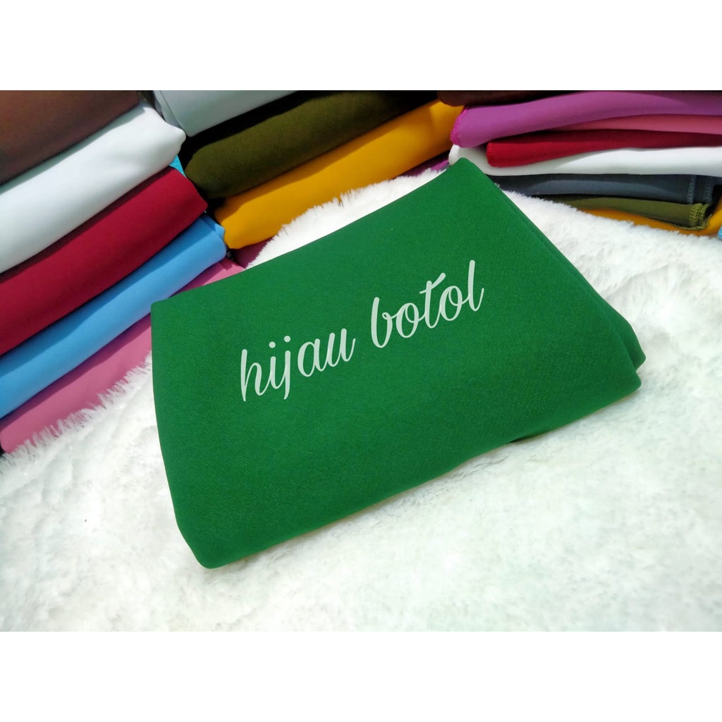 khimar instan mawar 2 layer free cadar 2 layer tali kerudung segi empat instans.hijab instan-Hijau botol