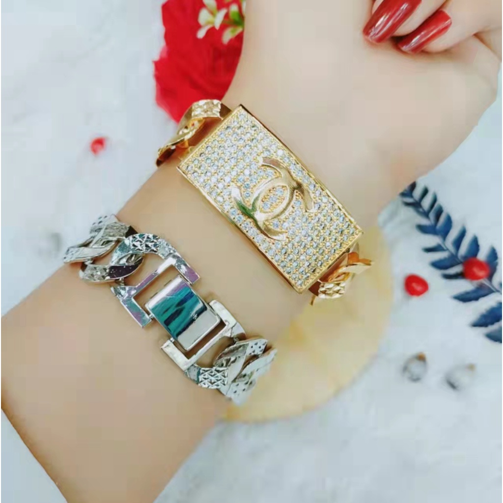 Gelang Xuping  CC Permata lapis Emas Perhiasan 1202