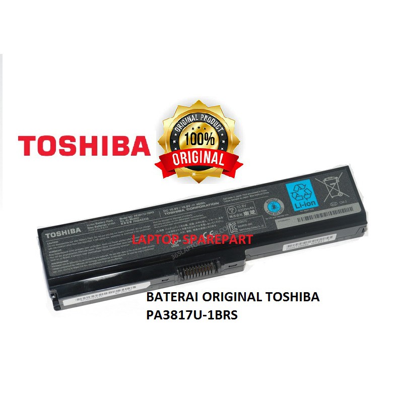 Baterai Notebook Toshiba Satellite Pa3817 PA3817U-1BRS PA3818U-1BRS PA3819U-1BRS Pabas227 Pabas228