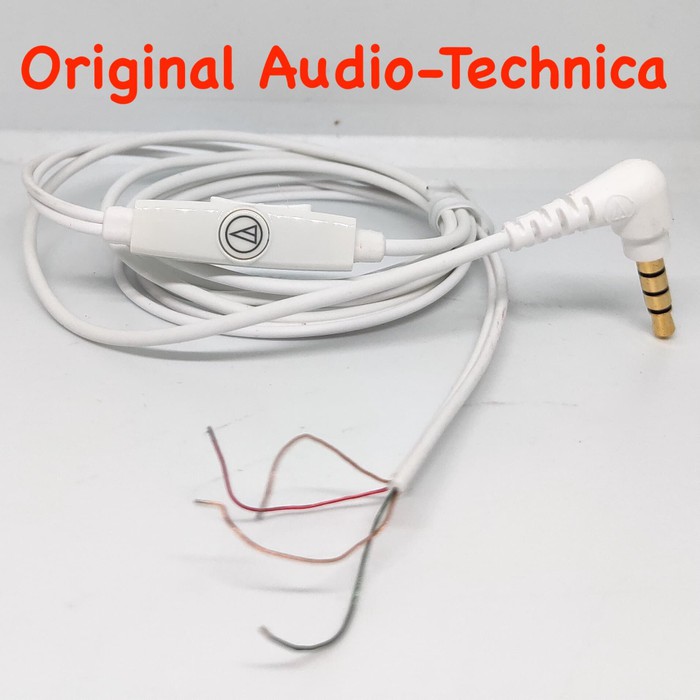 Original Audio Technica Earphone Cable With Mic Volume Control