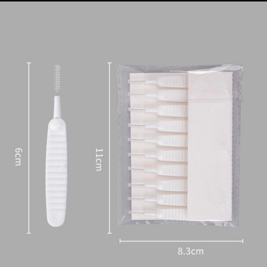 IKILOSHOP SPS Sikat Pembersih Lubang Kepala Shower Head Cleaning Brush Lubang Kecil Hole Cleaner 1 Pack isi 10pcs