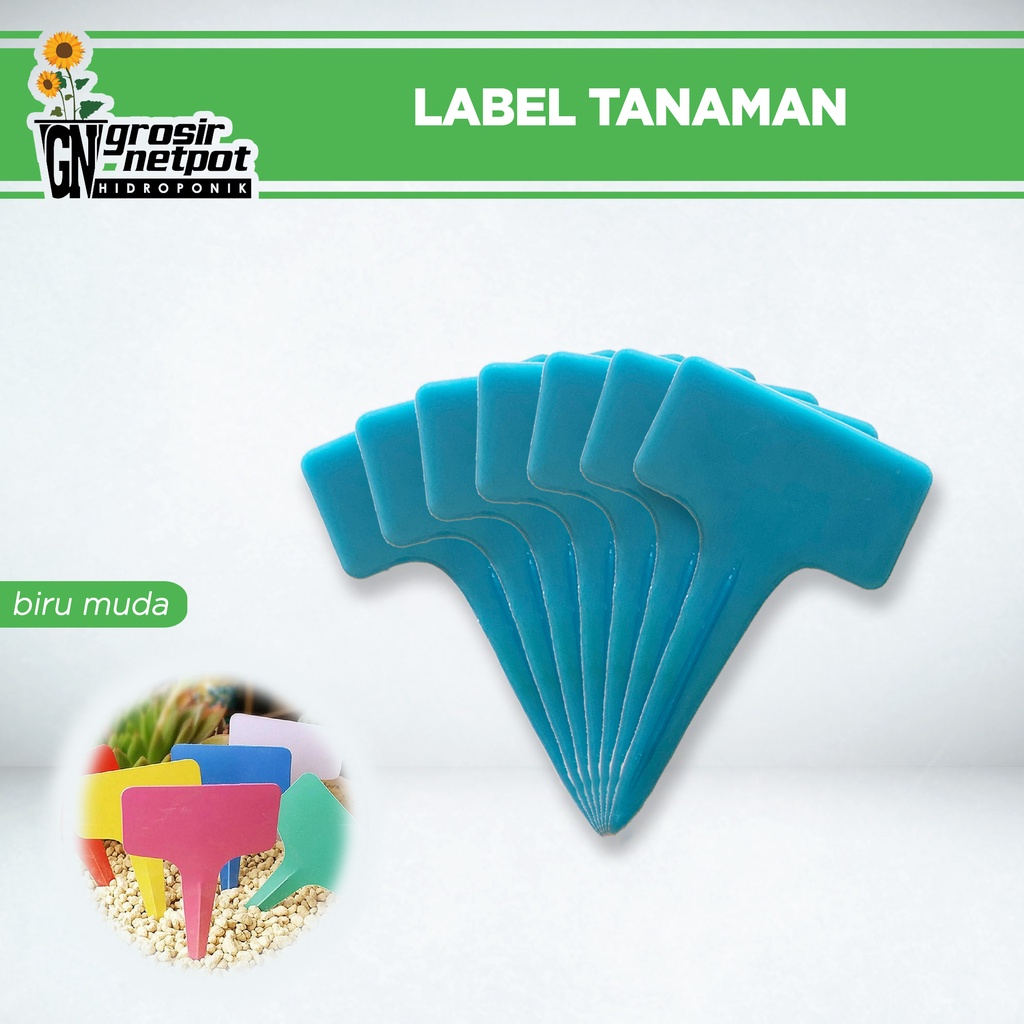 

Label Tanaman / Name Tag / Plant Labels / Tanaman Semai Benih Bibit - Biru Muda