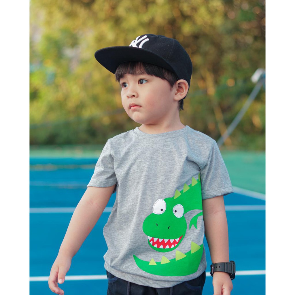 Kaos Anak Cowok Smilee Original Size 1-5 Tahun Baju Anak Super Premium