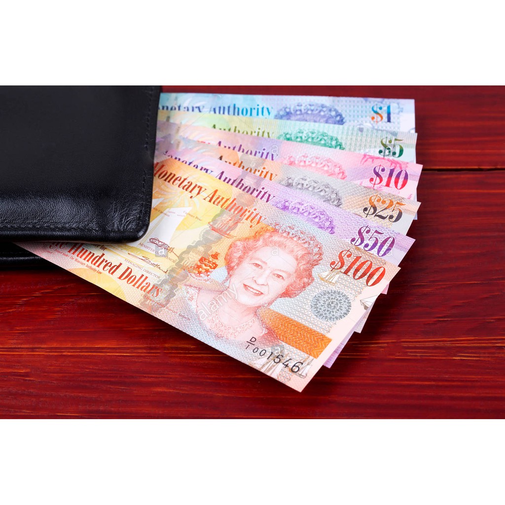 UANG LUAR KUNO ASLI DOLAR CAYMAN ISLAND KONDISI BARU UNC