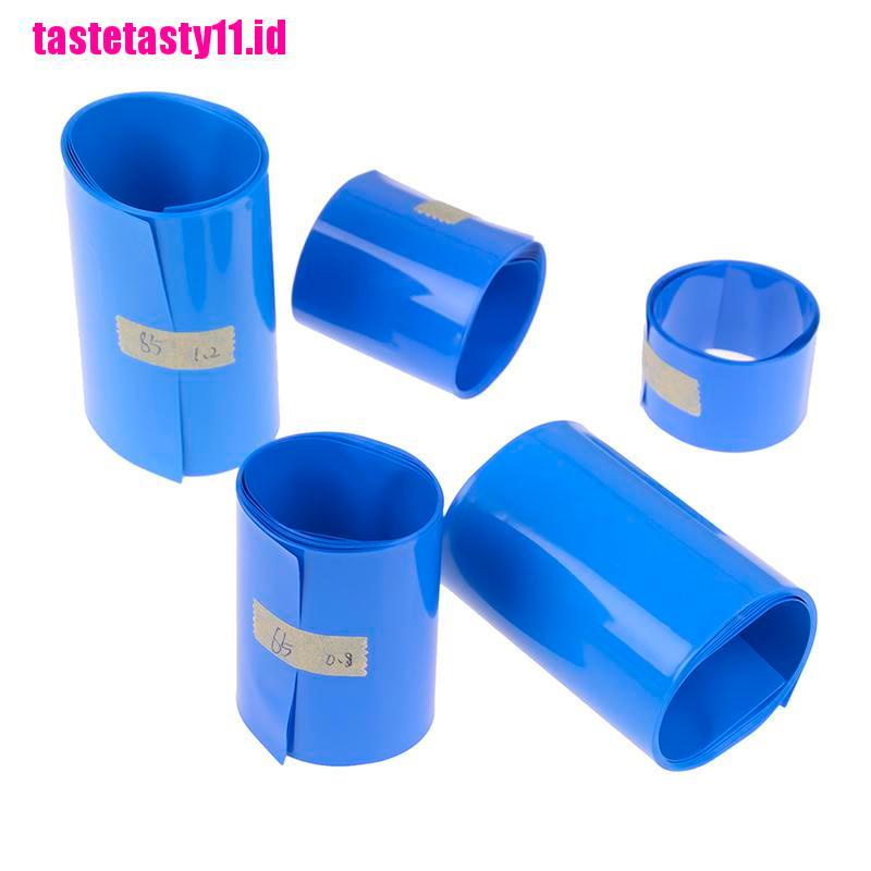 (TTID) Plastik Pembungkus Baterai Li-ion 18650 Bahan PVC