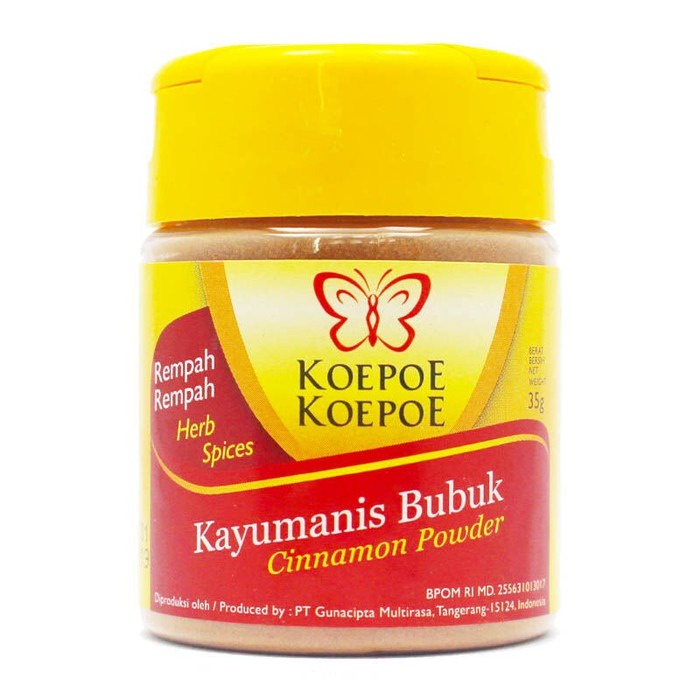 

Bubuk Kayu Manis KOEPOE KOEPOE 35Gr / Kupu Kupu Cinnamon Powder