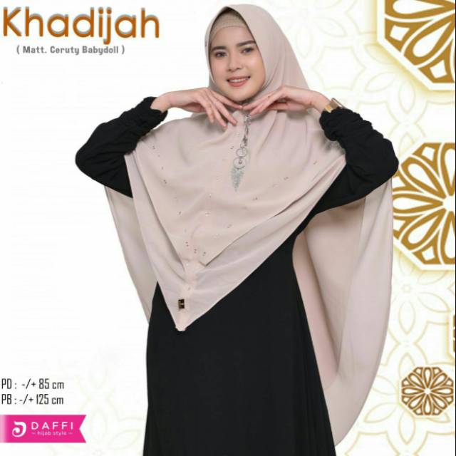 Khimar Jumbo Khadijah Coksu Ori Daffi Hijab