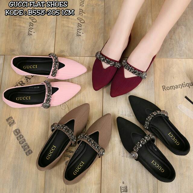 GUCCI FLAT B558-205 | Shopee Indonesia