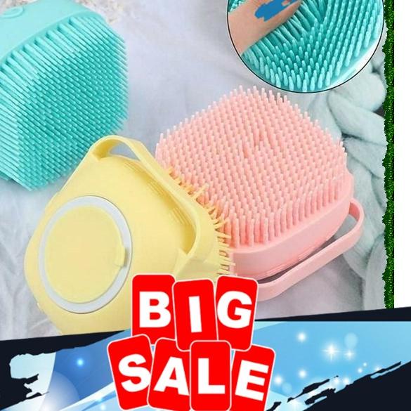 ✹ Sikat Mandi Silikon Sabun Cair Sikat Mandi Silikon Punggung Gosok Punggung Mandi Sikat Punggung Sa