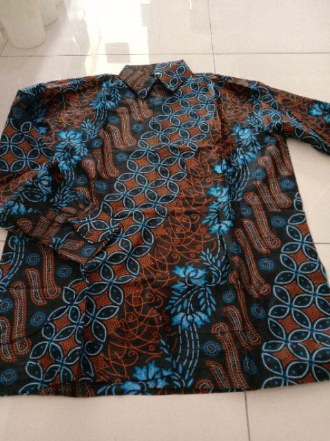 New Arrival Distro Batik Pria Bordir Sogan Hrb026 Batikaf Notoarto Batik Ipnu-ippnu Hem Pria Bel