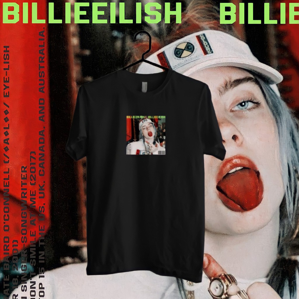 KAOS BILLIE EILISH FOTO OVERSIZE | BAJU DISTRO MURAH