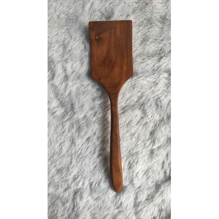 Spatula Kayu Jati Kotak | Serok Kayu Jati model Kotak