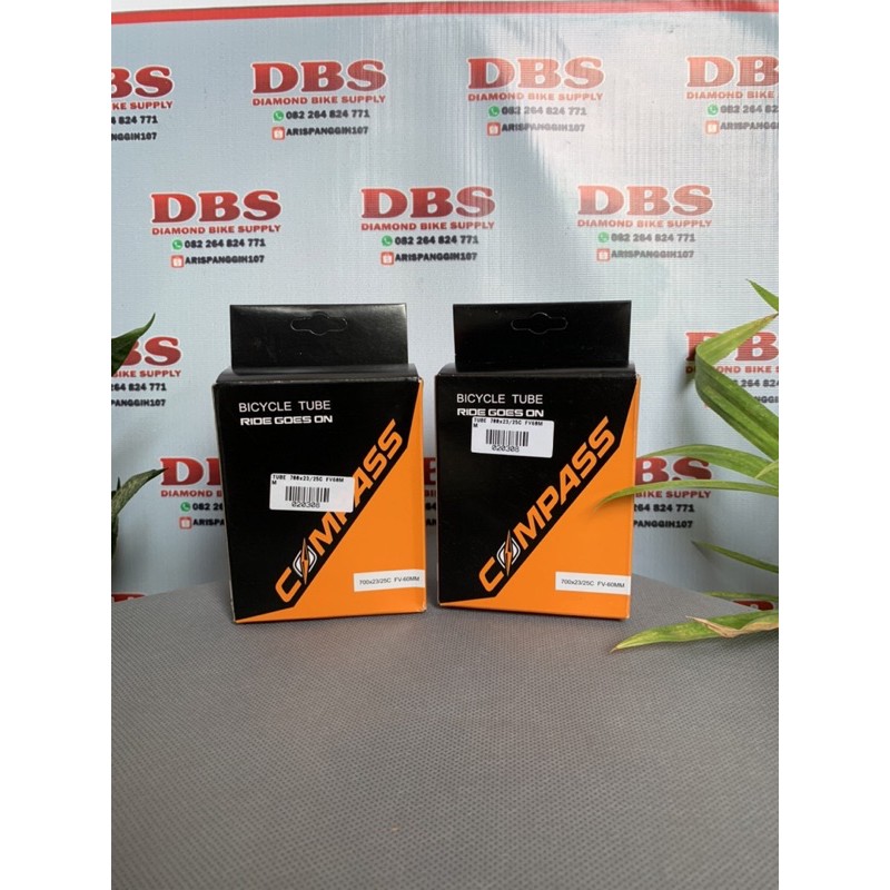 BAN DALAM 700 x 23 - 25c COMPASS 700c BAN DALAM SEPEDA BALAP SEPEDA FIXIE 700x 23 25c