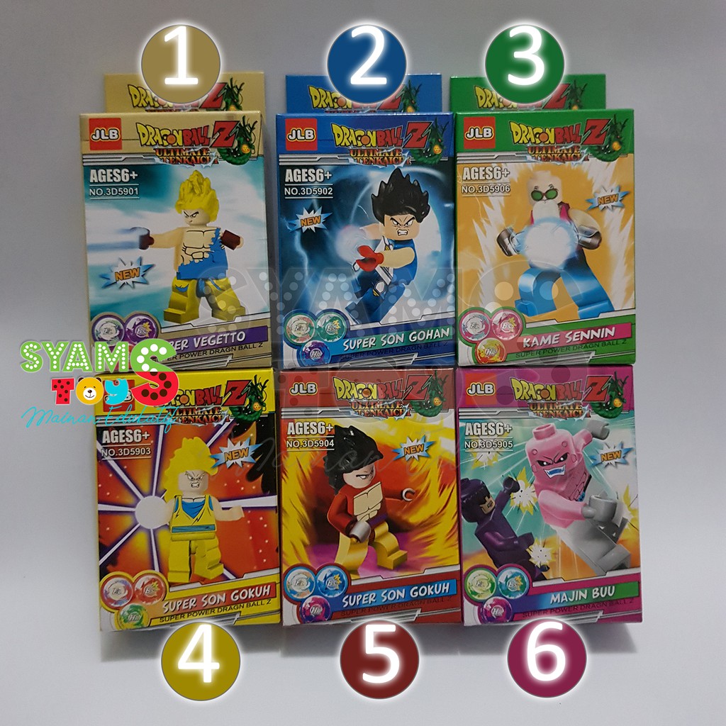 JLB 3D5903 Dragon Ball Mainan Edukatif Edukasi Brick Block Blok Brik