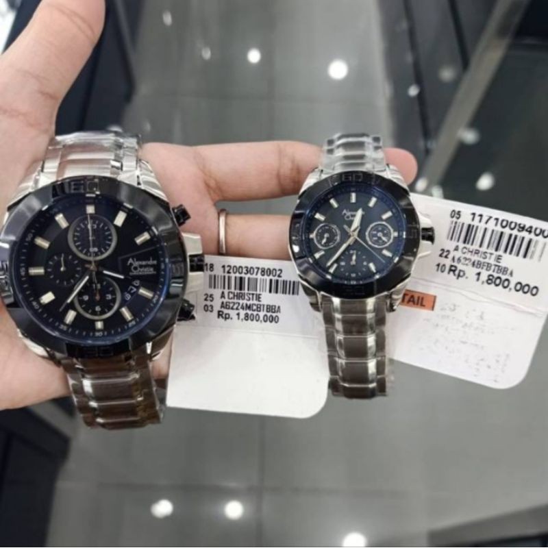 Original Alexandre Christie jam tangan couple ac6224/ ac 6224
