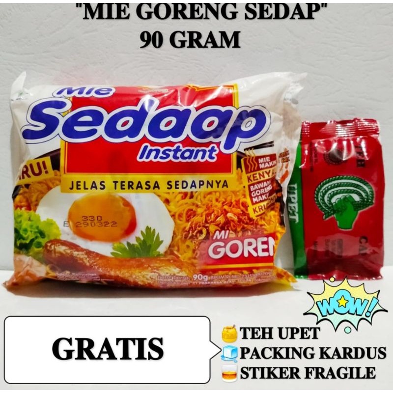 

Mie Sedap mi goreng GRATIS teh upet