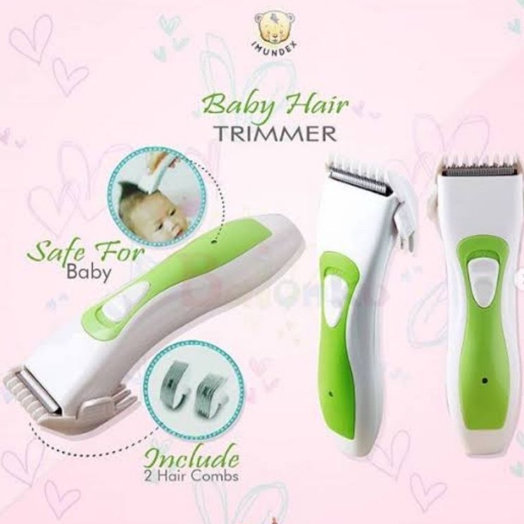 Imundex Hair Trimmer + Approne - Imudex Alat Cukur Rambut Bayi - Alat Potong Rambut Baby