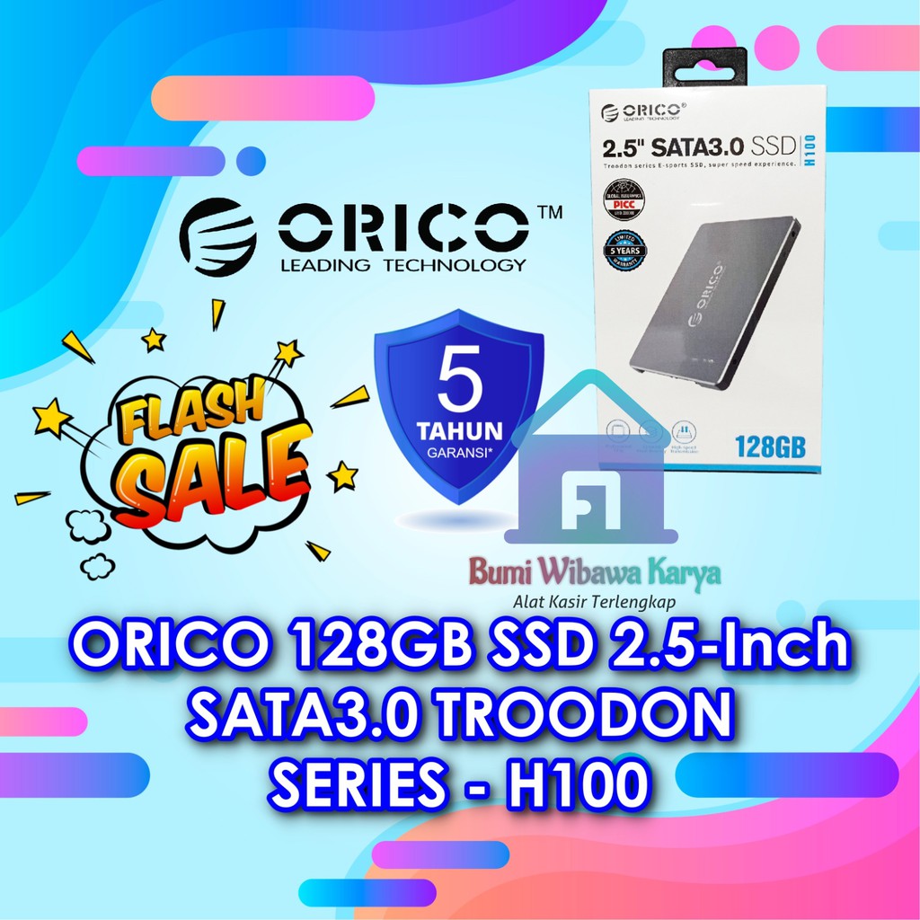 ORICO 128GB SSD 2.5-Inch SATA3.0 TROODON SERIES - H100