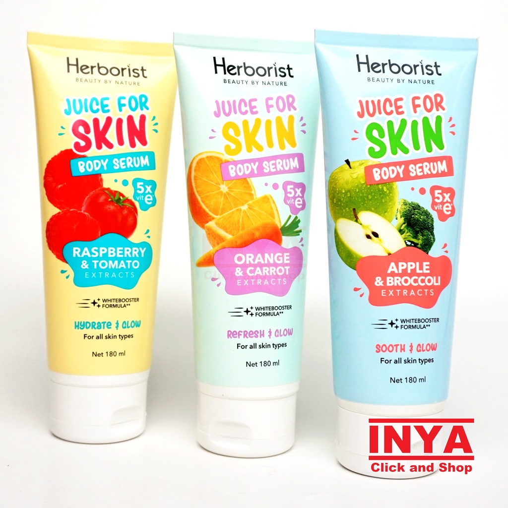 HERBORIST JUICE FOR SKIN BODY SERUM APPLE &amp; BROCCOLI 180ml - Body Lotion