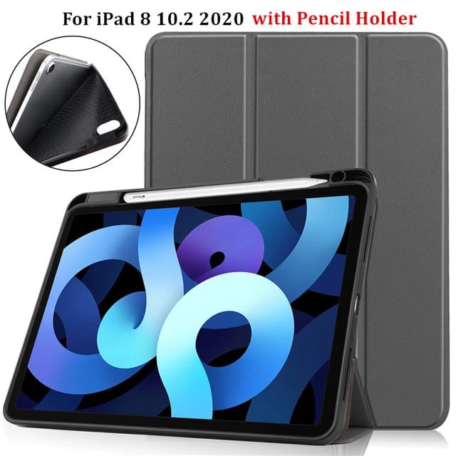 SMART CASE IPAD 10 2022 10.9 INCH IPAD 9 8 7 10.2 INCH PENCIL HOLDER FLIP COVER