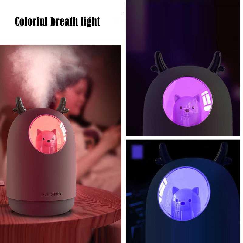 Ultrasonic Humidifier RGB Aroma Essential Oil 300ml  PROMO