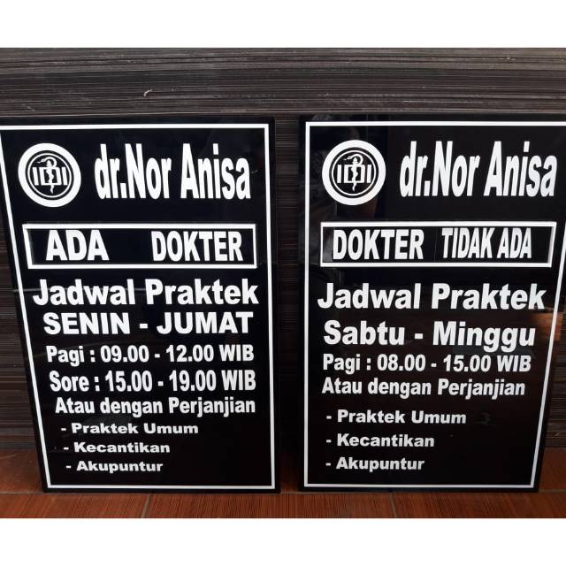 

Acrylic custom pesanan khusus