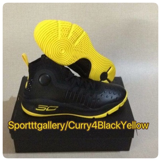 curry 4 black and gold