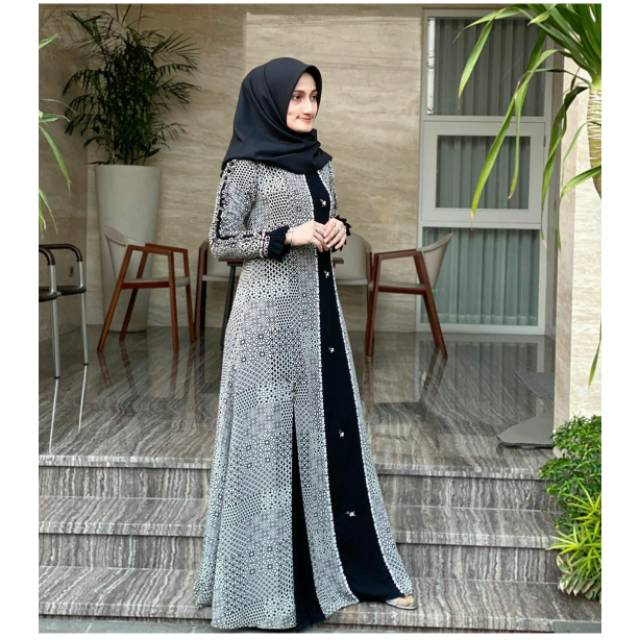 Aleena dress motif by Javina Official